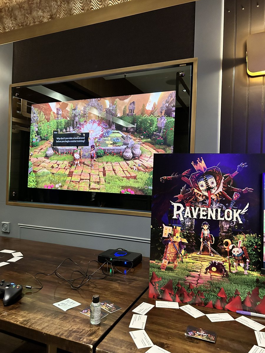 SVegvari's tweet photo. Had a great time at the Toronto Community Meetup. @MDee14 did a phenomenal job putting it all together and getting the community under one roof.
Also, it was so cool to see the local reception of Ravenlok firsthand. ๐จ๐ฆ๐ฎ#TTCHYPE https://t.co/ttNwYY1GVe