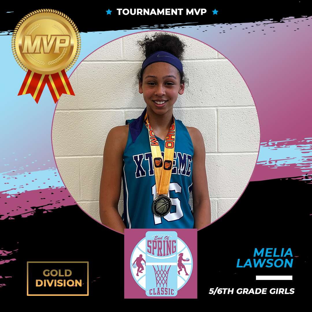 Ohio_Basketball's tweet photo. #EndofSpringClassic23 5/6th Grade Girls, Gold MVP, Melia Lawson! π @OhioXtreme https://t.co/psCCf59Bdt