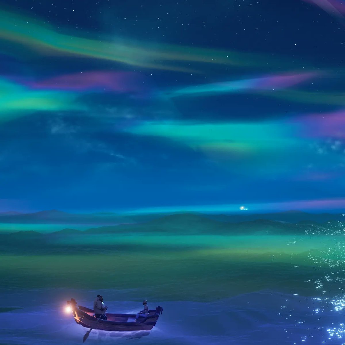OKWssLXgAWVOMkt's tweet photo. Whenever night falls and the aurora mixed with moonlight sprinkles onto the ship, you will hear beautiful music coming to your ears, and at this time, the gate of the Mermaid Altar will be opened for you!

#SoTShot
Theme: Travel Poster 
@SeaOfThieves #bemorepirate #SeaOfThieves https://t.co/xsr21NkgIq