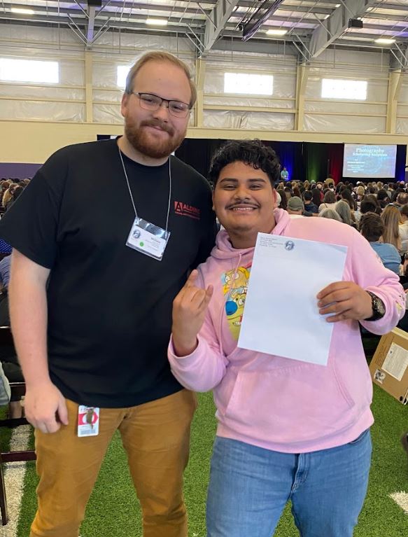 Blanson CTE HS (@blansonctehs) on Twitter photo Congratulations to State VASE contestants Ximenna who received a State Medal and Steven who received a $100!
#BlansonBold #BlansonGold #BlansonProud #BlansonReady #BacktoBasics #AldineConnected
<a href="/BenIbarraCTE/">Ben Ibarra</a> <a href="/AldineISD/">Aldine ISD</a> <a href="/AldineCTE/">Aldine CTE</a>
<a href="/BlansonCTE_LMC/">Blanson CTE LMC-Aldine</a> <a href="/OOT_AldineISD/">Office of Transformation</a> <a href="/WBrink_Blanson/">William Brink</a> Congratulations to State VASE contestants Ximenna who received a State Medal and Steven who received a $100!
#BlansonBold #BlansonGold #BlansonProud #BlansonReady #BacktoBasics #AldineConnected
<a href="/BenIbarraCTE/">Ben Ibarra</a> <a href="/AldineISD/">Aldine ISD</a> <a href="/AldineCTE/">Aldine CTE</a>
<a href="/BlansonCTE_LMC/">Blanson CTE LMC-Aldine</a> <a href="/OOT_AldineISD/">Office of Transformation</a> <a href="/WBrink_Blanson/">William Brink</a>