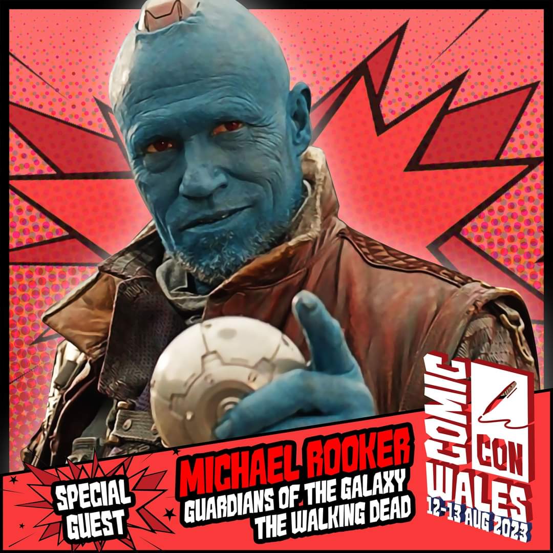 comconwales's tweet image. We can't wait to welcome #GuardianOfTheGalaxy star #MichaelRooker to #ComicConWales this year 

Secure your tickets here -

comicconventionwales.co.uk/tickets

#SeanGunn #GuardiansOfTheGalaxyVol3 #GuardiansOfTheGalaxy3 #TheSuicideSquad #WalkingDead #ComicCon #NEWPORT #wales #WalesComicCon