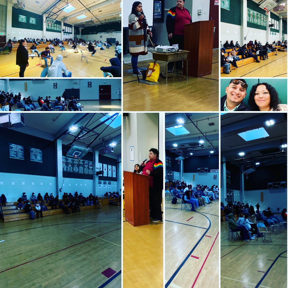 Agency/Rising World Wide- Jass and Maricruz  . Thank you for visiting our Grizzlies all day today and presenting on such an important topic (Human Trafficking). #thegrizzlyway #allmeansall #greenfieldguarantee @zjgalvan  @LCortezGUSD  @_Greenfieldrec @GUSDEdServices