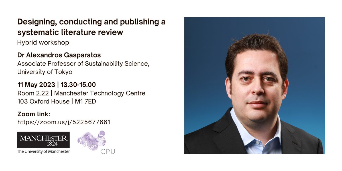 CPU (@complexurbanism) on Twitter photo Join us with Dr Alexandros Gasparatos, UofTokyo, Thu 11.05: ‘Linking the intangible benefits of nature with human wellbeing’ eventbrite.co.uk/e/607128306107 & ‘Designing, conducting and publishing a systematic literature review’ eventbrite.co.uk/e/607138316047
#complexurban <a href="/MSArch_Research/">The MSA Research</a> Join us with Dr Alexandros Gasparatos, UofTokyo, Thu 11.05: ‘Linking the intangible benefits of nature with human wellbeing’ eventbrite.co.uk/e/607128306107 & ‘Designing, conducting and publishing a systematic literature review’ eventbrite.co.uk/e/607138316047
#complexurban <a href="/MSArch_Research/">The MSA Research</a>