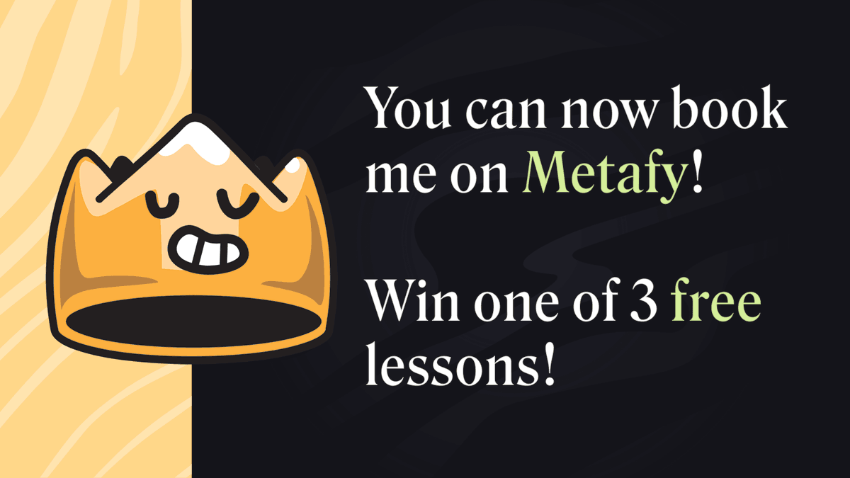 I am excited to announce that I am now coaching on @trymetafy! To celebrate, I am doing a giveaway of three free sessions with myself!

To enter:

➡️Like and RT this
➡️Follow @lilrobinnnn &amp; @trymetafy 

Winners will be announced in 24 hours from now!