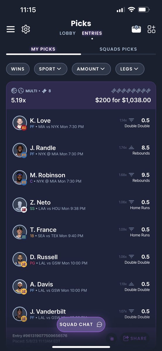 EazyPropz's tweet photo. Sleeper slip #GamblingTwitter this gonna hit its free money https://t.co/V3uk1EWvbw