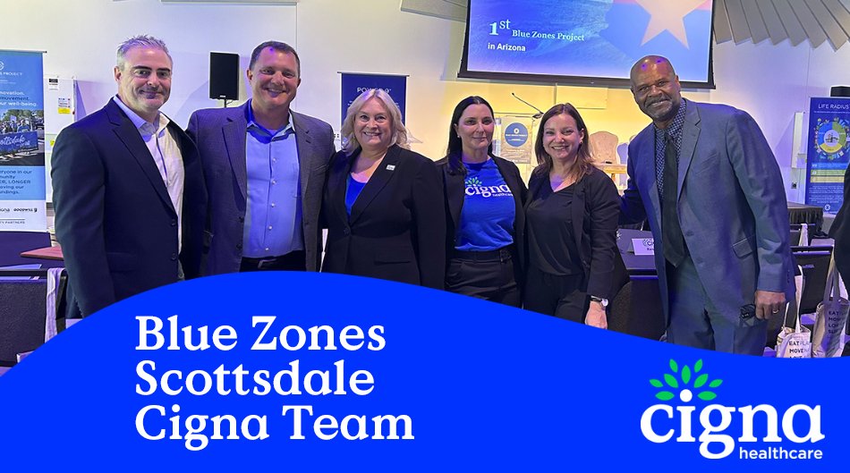 Last week we officially started work on the Blue Zones project in Scottsdale by bringing together community leaders for an amazing presentation and panel. bit.ly/41gVC2b #CignaAZ #BlueZones