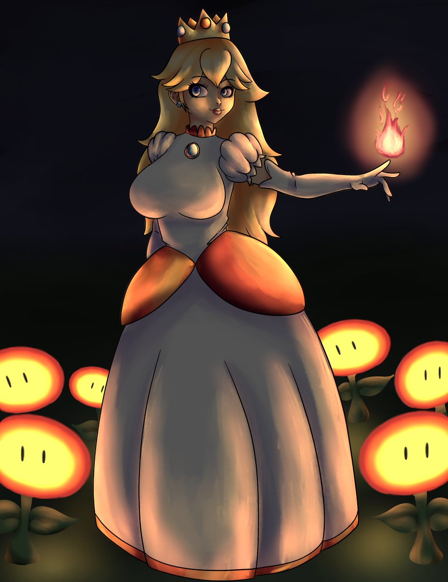 RT @_DigitalCat_: I like the fire flower version of Peach c: https://t.co/8UNL4kGdCq