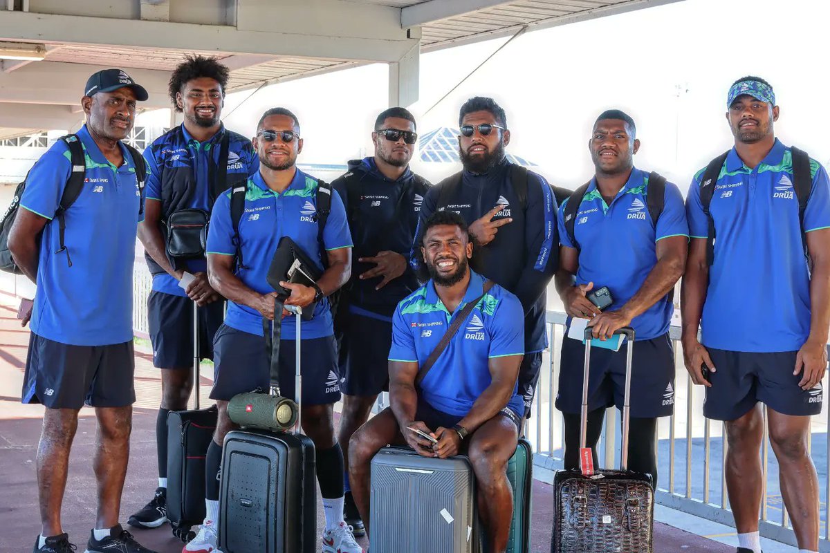 Fijian_Drua's tweet photo. ✈️ Perth

Thanks @Fly_FijiAirways
@fijicare
#TosoDrua #PacificAusSports https://t.co/VwMHenWm70