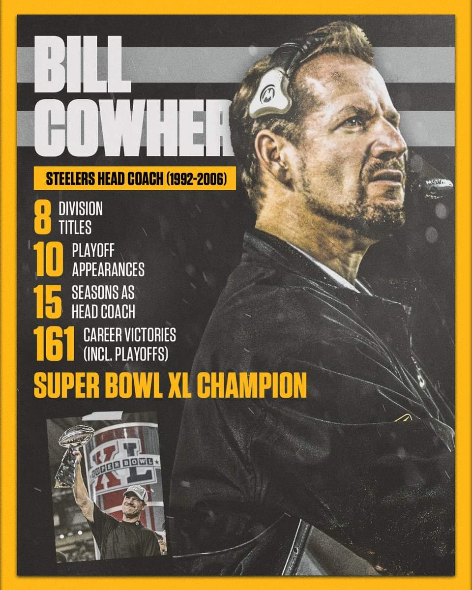 Happy birthday to legendary Pittsburgh HC Bill Cowher! (  