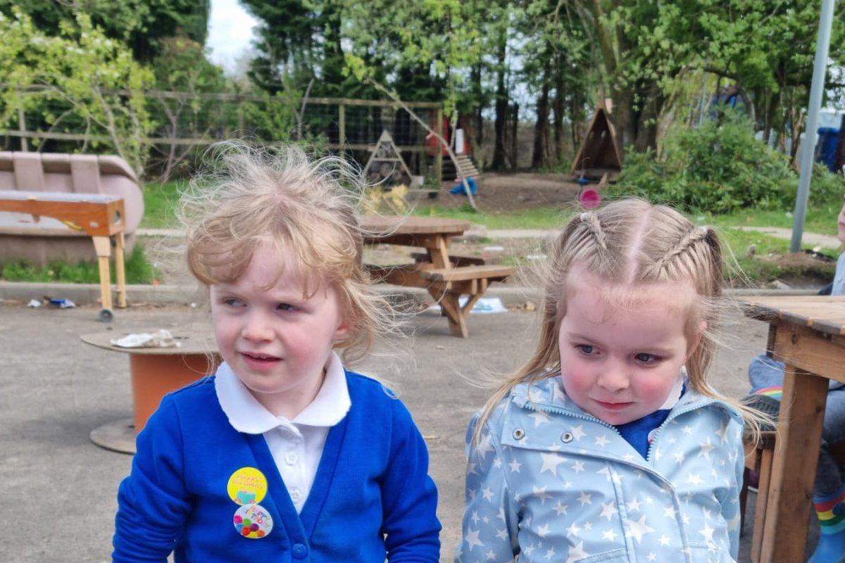 nurserydennyps's tweet photo. Birthday celebrations for these two beautiful girls this week. Both wanted a dance party in the garden, they both know their music and kept the music going for their friends. #birthdaygirls https://t.co/nOmoKBh3GM