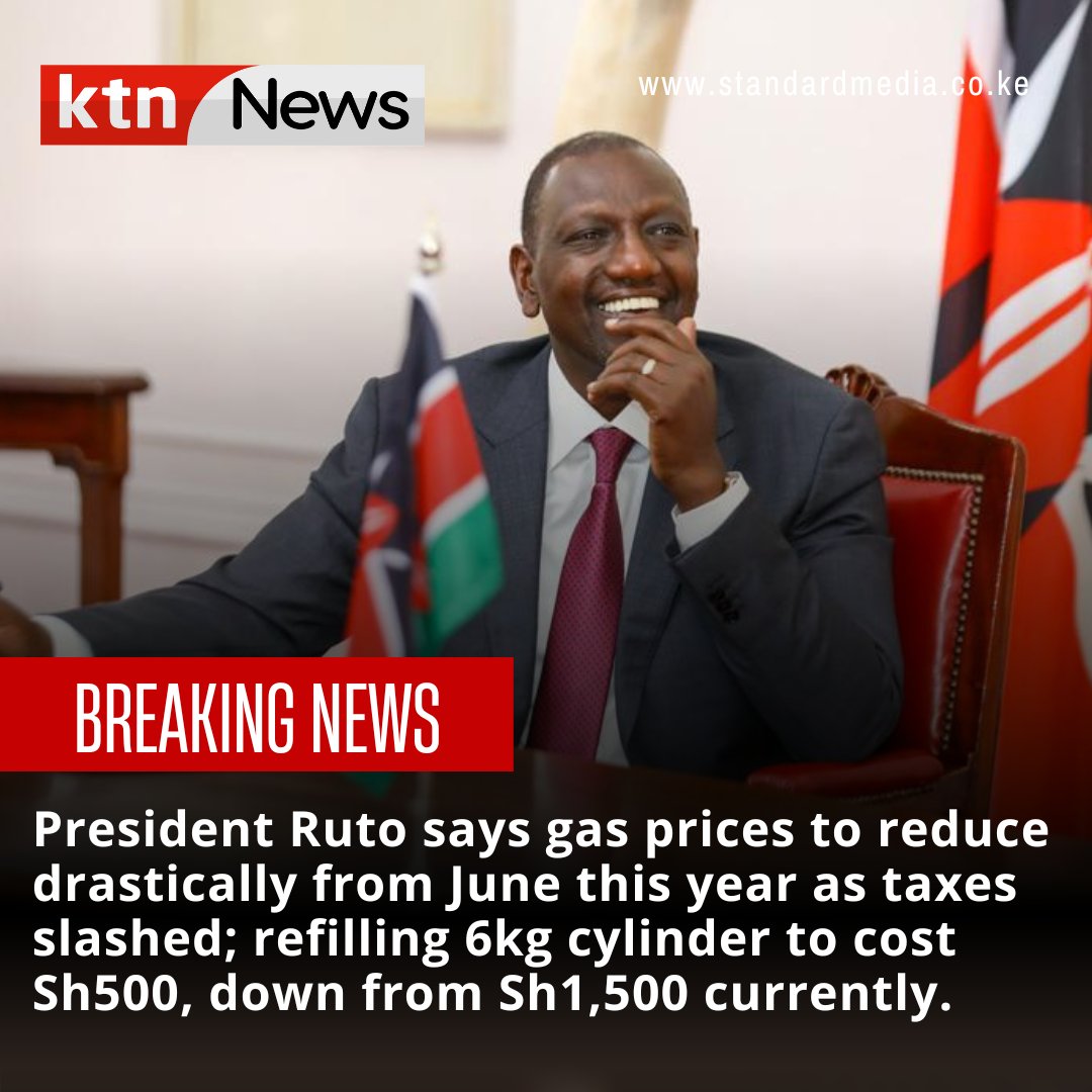 gabrieloguda's tweet photo. Who ever thought June 2023 would come so soon, so we could begin buying cooking gas at the price of two cans of Tusker Lite? Tears in my eyes. https://t.co/yjffbI9MNk