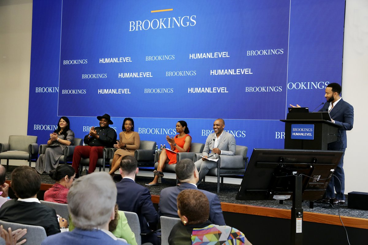 Proud to bring together racial equity research and local action with our new partnership with @johnlegend’s #HUMANLEVEL. 

Check out our recent event on well-being: brookings.edu/events/bending…