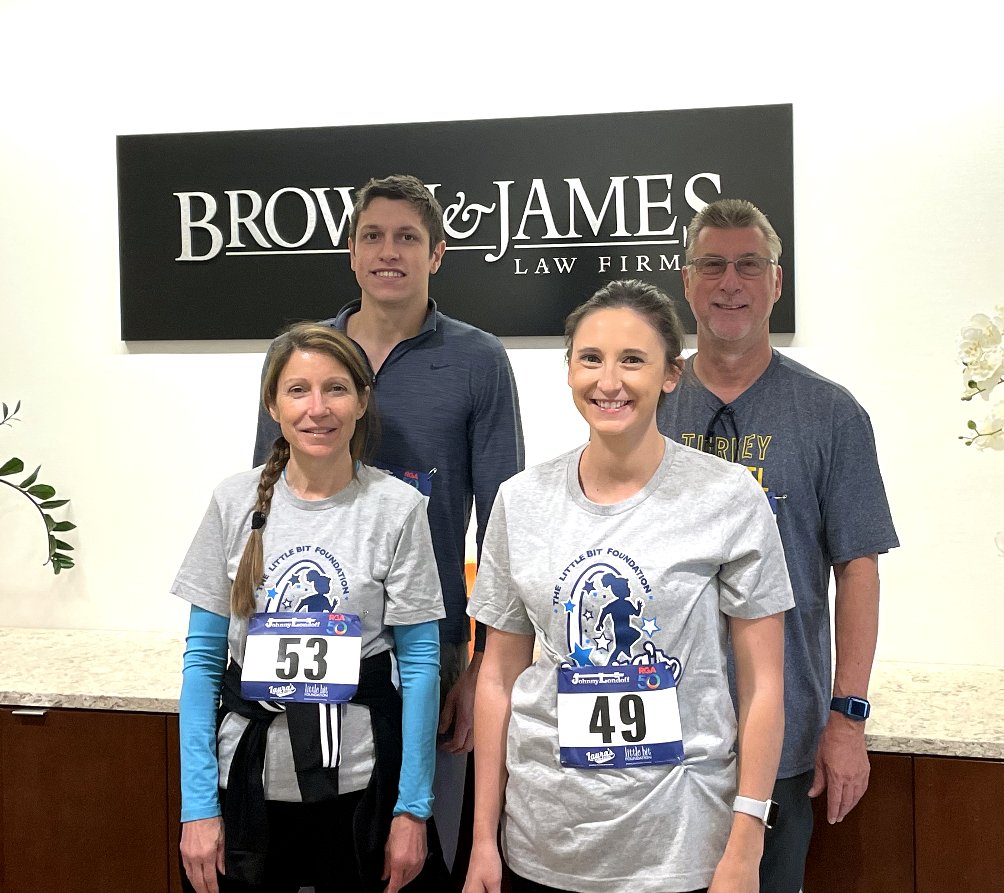 Brown &amp; James was a proud supporter of <a href="/LittleBitSTL/">TheLittleBitFDN</a> <a href="/LauraKHettiger/">Laura Hettiger</a> Run 4 Kids race last week. The team had a lot of fun for a great cause!