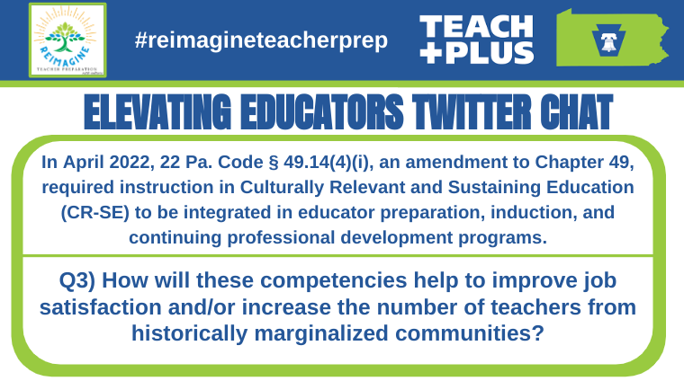 holliewood24's tweet photo. A3) Schools will look for inequity in their policies &amp; practices which SHOULD innovate school environments &amp; help all Ts feel seen, valued, &amp; supported.

#reimagineteacherprep
@teachplus
@RepJohnGalloway
@SenSantarsiero
@GovernorShapiro https://t.co/MhuUSdulDf