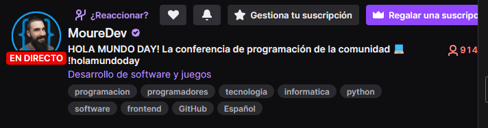 OscarRodasMo's tweet photo. Taller: Testing, más que código | Manu Rodríguez. Pasando a los Test mas allá del código.  Mas de 900 personas en Stream aún luego de 6 horas. felicidades, qui desde el minuto 1 #TeamApple #HolaMundoDay #Xcode #iOSTeam
@MoureDev
@manu_coding
mas de 900 personas https://t.co/zq1A67JYy2