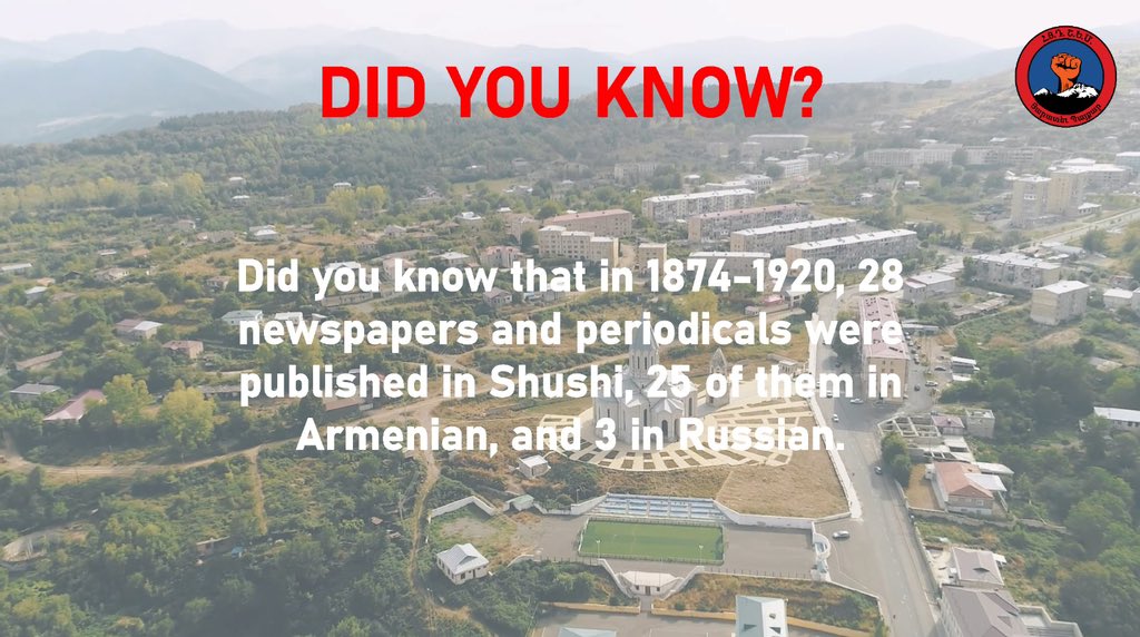 AyfSweden's tweet photo. #Shushi will be liberated again. 🇦🇲 https://t.co/1pnNOAutqy