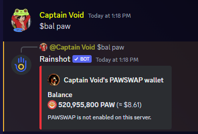 ProfVoid's tweet photo. The first $Paw deposit. Who ever is #cryptocurios join the discord, and I'll show you how to send peer to peer without any fees~~! #PAWFAMILY #PAWCHAIN #PAWSWAP https://t.co/Ek7aF0BGan