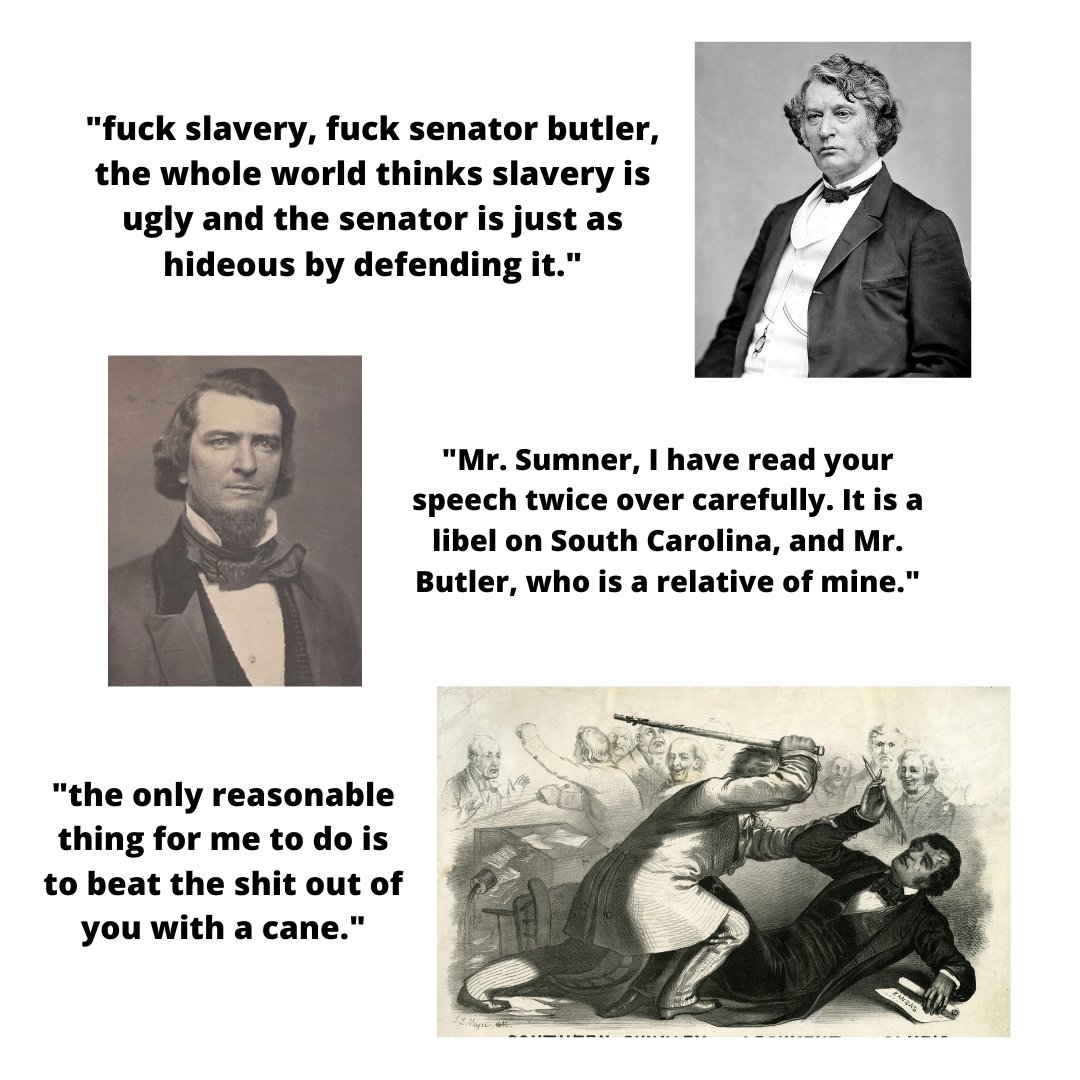 The Caning of Charles Sumner (1856)