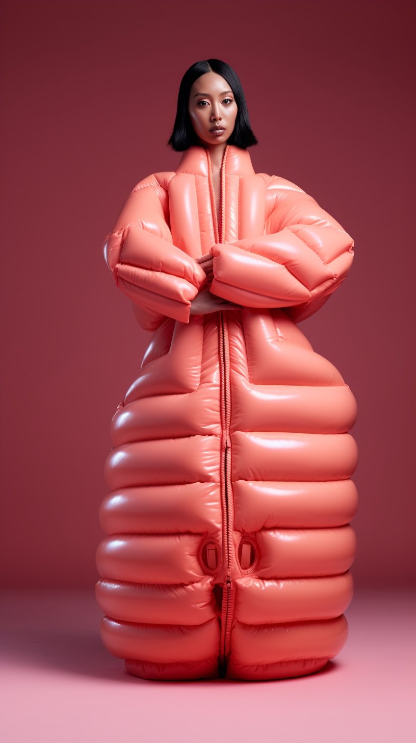Balenciaga inflatable jacket hotsell