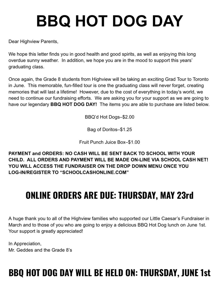 BBQ Hot Dog Day! 🌭