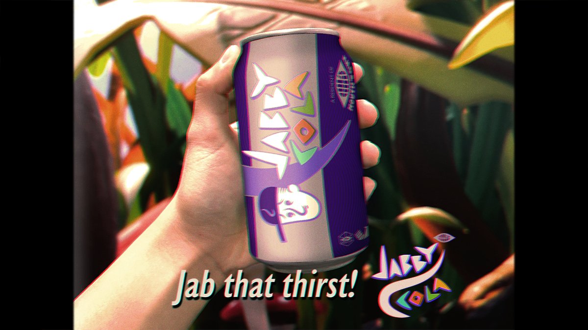 Grounded on Twitter "🥤 Take a jab at thirst with Jabby Cola! It's the