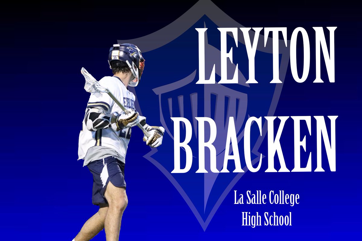 Starting off our incoming 2023 player spotlights we have Leyton Bracken 
•Position: Midfielder
•High School: La Salle College High School
•Club team: Big 4HHH
•Hometown: New Wales, PA
•Fun fact: Enjoys mixing music on a DJ Set
