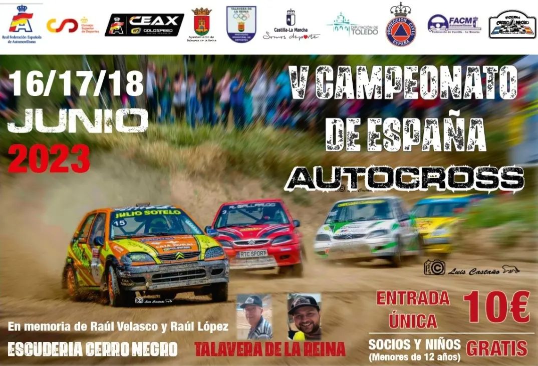 📢 Abierto el plazo de inscripción para la segunda cita de la temporada del #CEAX #Goldspeed en el circuito Cerro Negro de Talavera de la Reina.
▶️ rfeda-fedeauto.podiumsoft.info 
#CEAXCerroNegro
#autocross #offroad