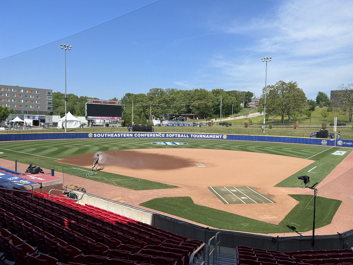 Getting ready for the 2023 SEC Softball Tournament. 

#SECSB x #SECTourney