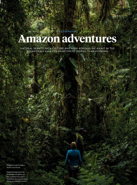 GeoparqueS's tweet photo. Tena y Archidona también forman parte de la publicación de la Revista Traveller de National Geographic sobre Ecuador: Maravillas Naturales y Cultura Ancestral. Como Geoparque Napo Sumaco  fuimos considerados como uno de los 5 destinos sostenibles a nivel de la Amazonía https://t.co/P996DDCezn
