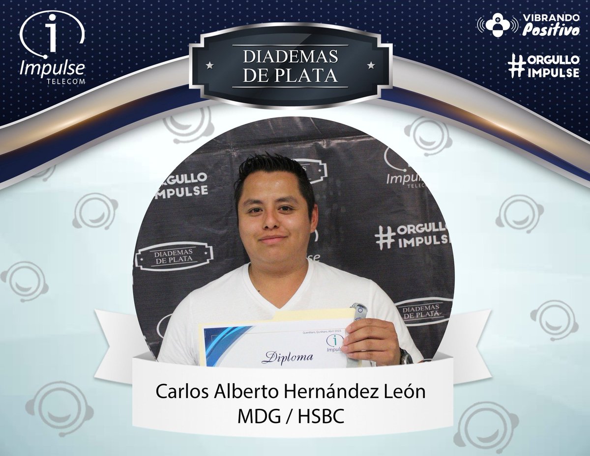 VacantesImpulse's tweet photo. Diademas de Plata, nuestro #OrgulloImpulse
Felicidades por su esfuerzo, dedicación, perseverancia y pasión por su trabajo. https://t.co/6V9yCq442W