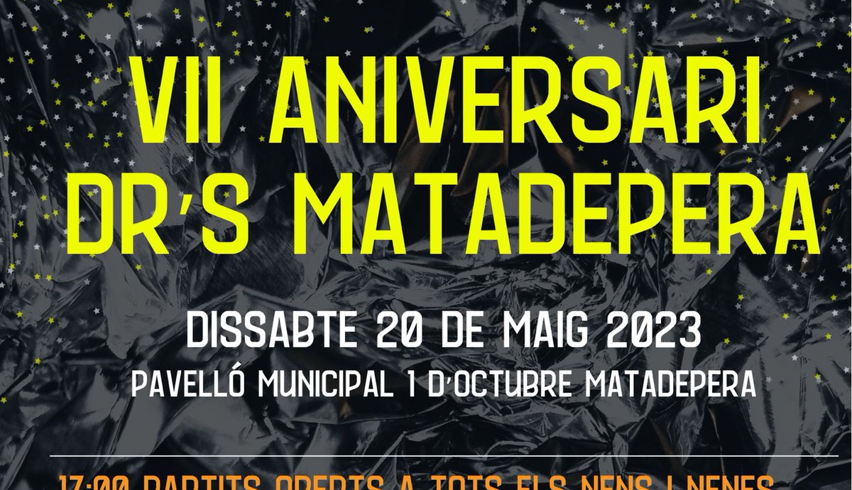 DRSmatadepera's tweet photo. Ja sabeu que n'estem preparant una de GROSSA pel dissabte 20 de maig??? Reserveu-vos-el!! #Matadepera #teler #festeta el cartell comença a treure el cap. Esteu preparats?? https://t.co/VqI2w1mBE6