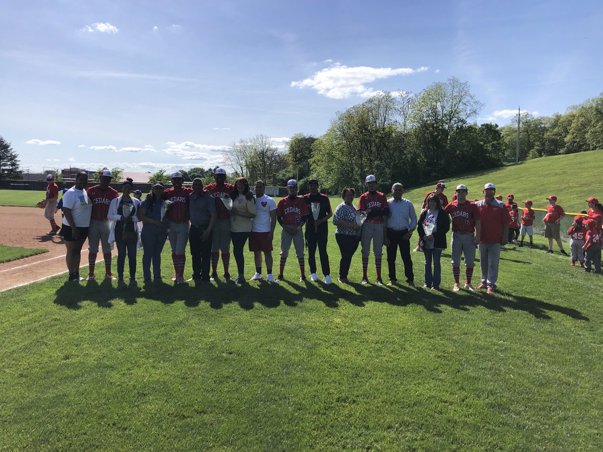 Baseball Senior night today at Coleman Memorial Park.