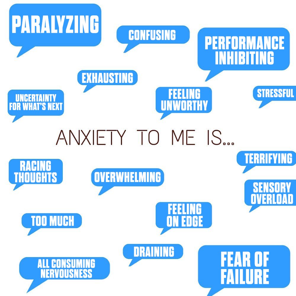 Anxiety impacts us all. To #StartTheConversation, alongside @Div1SAAC, we asked our @SAACCreighton reps for examples of what anxiety means to them as student-athletes.  
#AthleteAnxiety #GoJays