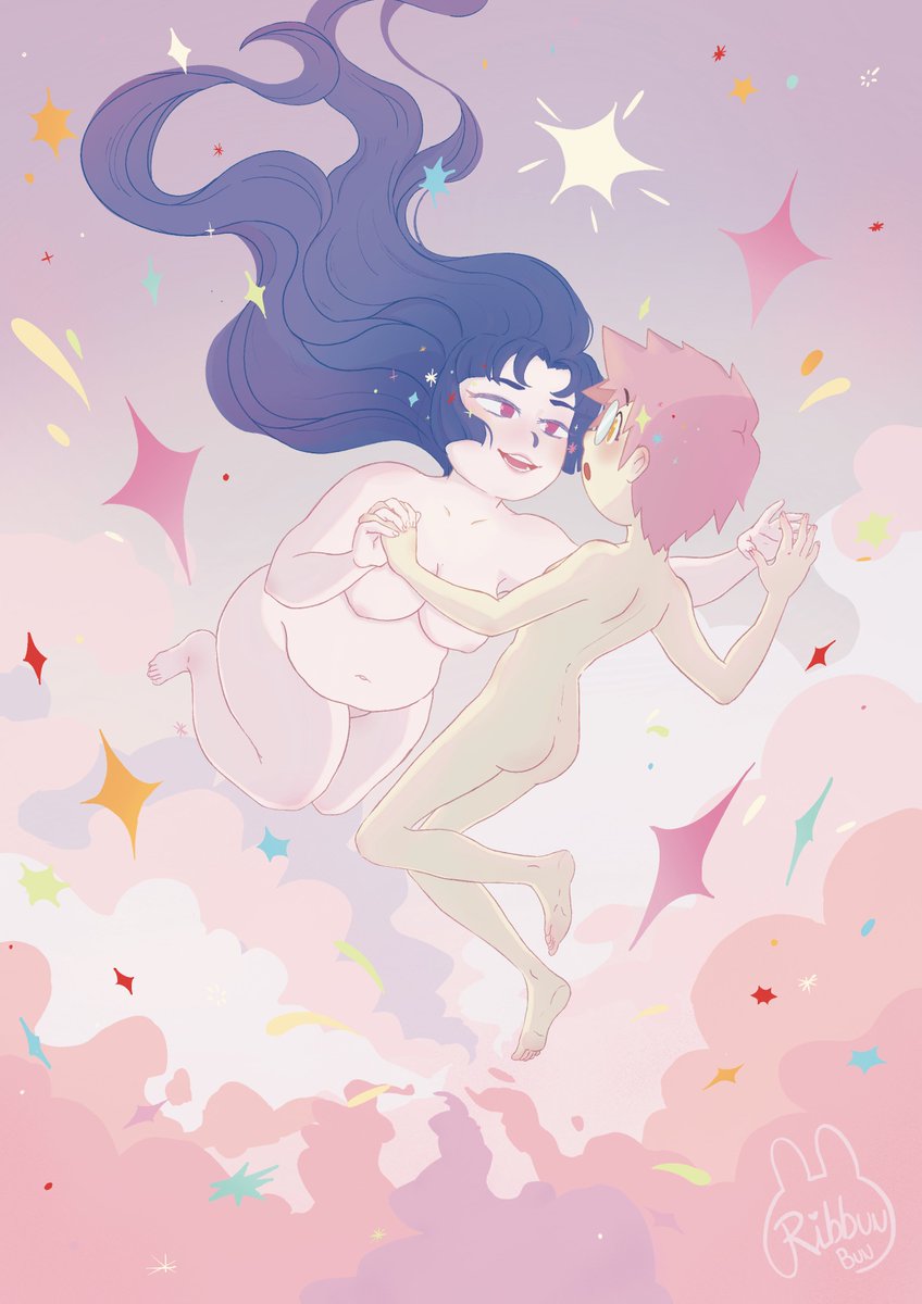RibbunB's tweet photo. Tw: nudity

L'illustration finale du live de mercredi dernier, je l'ai fini hors stream pour des raisons évidentes ahah 👉👈
Oc stuff she's in love your honor ☺️💕

Ça change de d'hab j'espère ça vous plaira ₍ᐢ ̥ ̞ ̥ᐢ₎, 💜 https://t.co/h2MbmUhevF