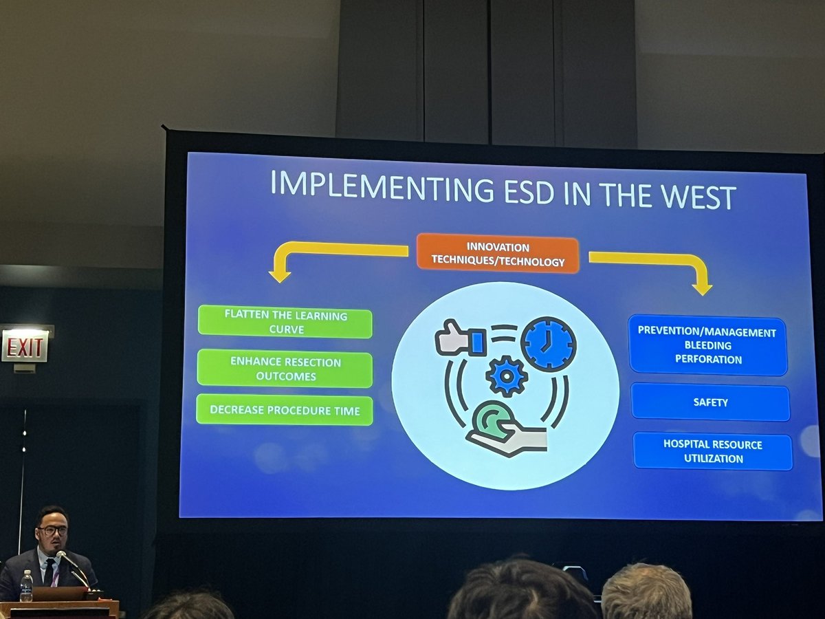 AimenKhanMD's tweet photo. Happening now!!

Director of Third Space Endoscopy @AdventHealthCFL @DennisYangMD on "Updated and future of ESD in West"

What a pleasure watching your mentor in his element ✨💯 https://t.co/la6531xYoC