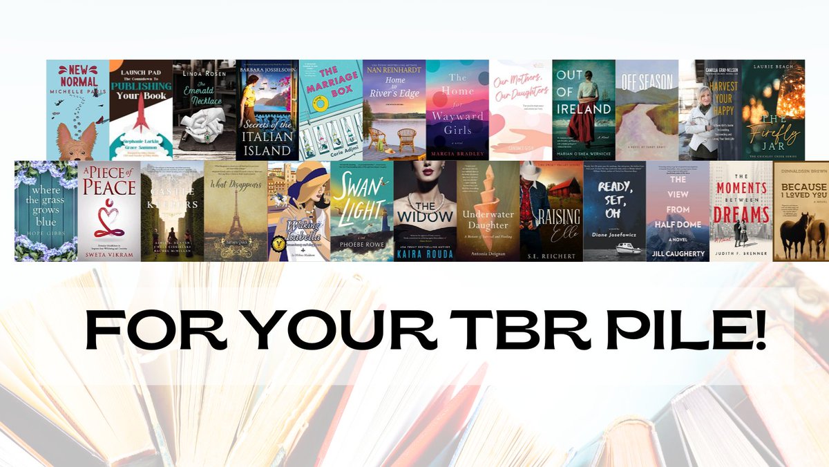 For your TBR pile! 

booksbywomen.org/recommended-re…  <a href="/lrosenauthor/">Linda Rosen</a> <a href="/italiamelissa/">Melissa la matta</a> <a href="/KairaRouda/">Kaira Rouda</a> @JillCaugherty
<a href="/dianegreco/">Diane Josefowicz</a> <a href="/swetavikram/">Sweta Vikram</a>
 Marian O'Shea Wernicke <a href="/bqwriter/">Barbara Quick</a> <a href="/GSammonWrites/">grace sammon</a> <a href="/divasthatcare/">Candace Gish</a> <a href="/aimiekrunyan/">Aimie K. Runyan-Vetter</a> 
@HopeGibbstuib  Antonia Dugnan