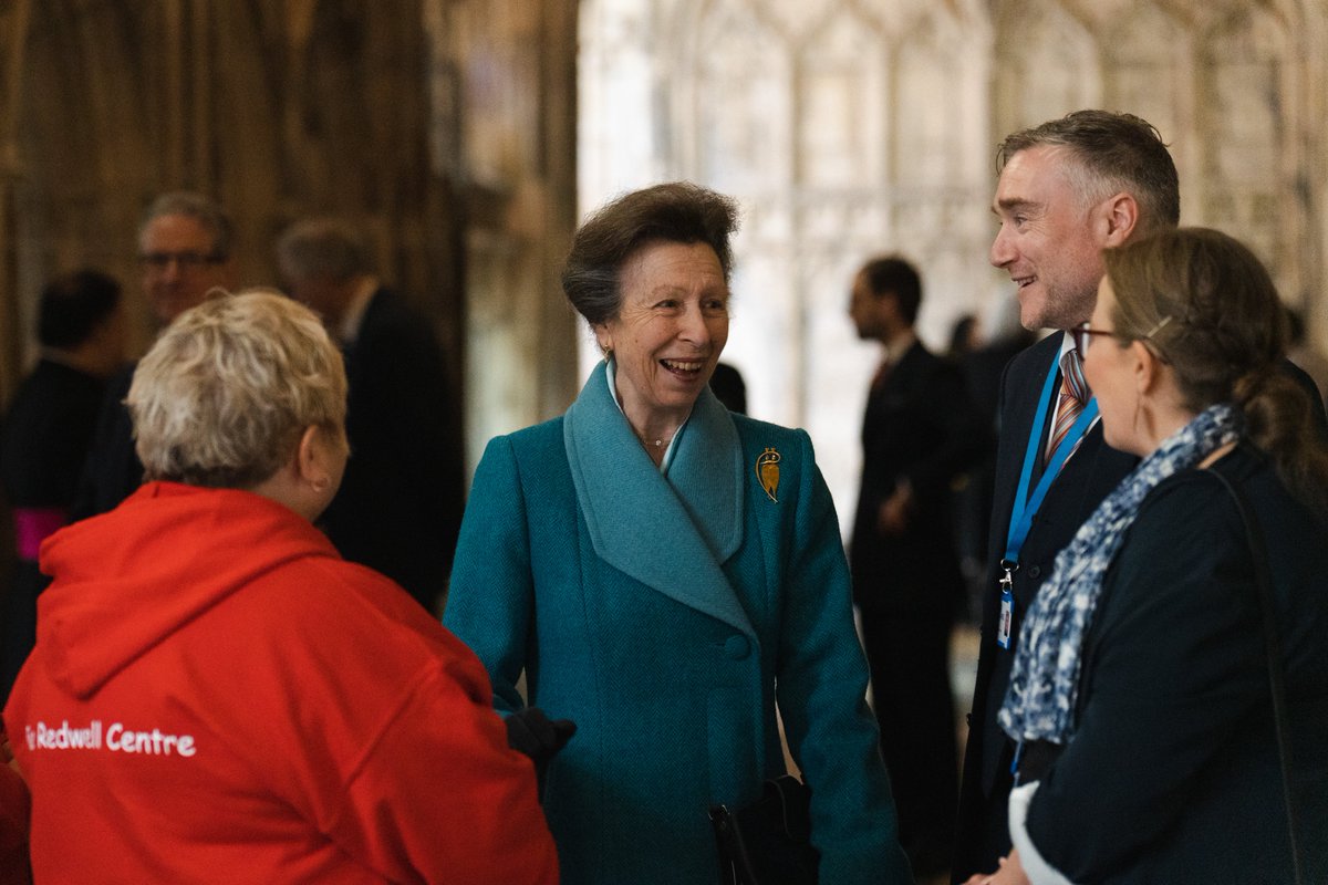 The Princess Royal attended a special service at Gloucester Cathedral which celebrated the contribution of volunteers in the city, county and diocese.

It was part of #TheBigHelpOut which rounded off the #CoronationWeekend