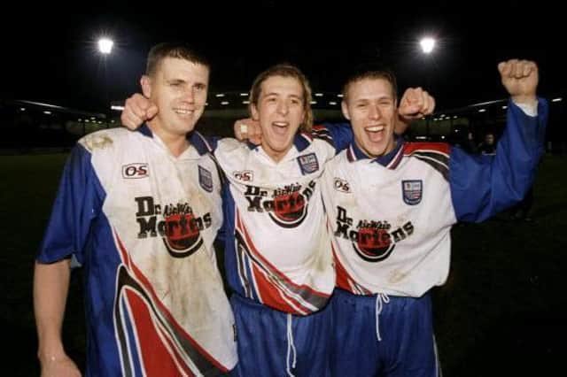 AFCRD's tweet photo. On the subject of past RDFC players, we must congratulate Diamonds legend Jon Brady on securing promotion with @ntfc today.

@backofthenetfc1 Skippy is one of the good guys and has contributed so much to local football over the years. 👏 💎

Maybe we’ll be seeing him 30th July? https://t.co/iFRTblFQiv