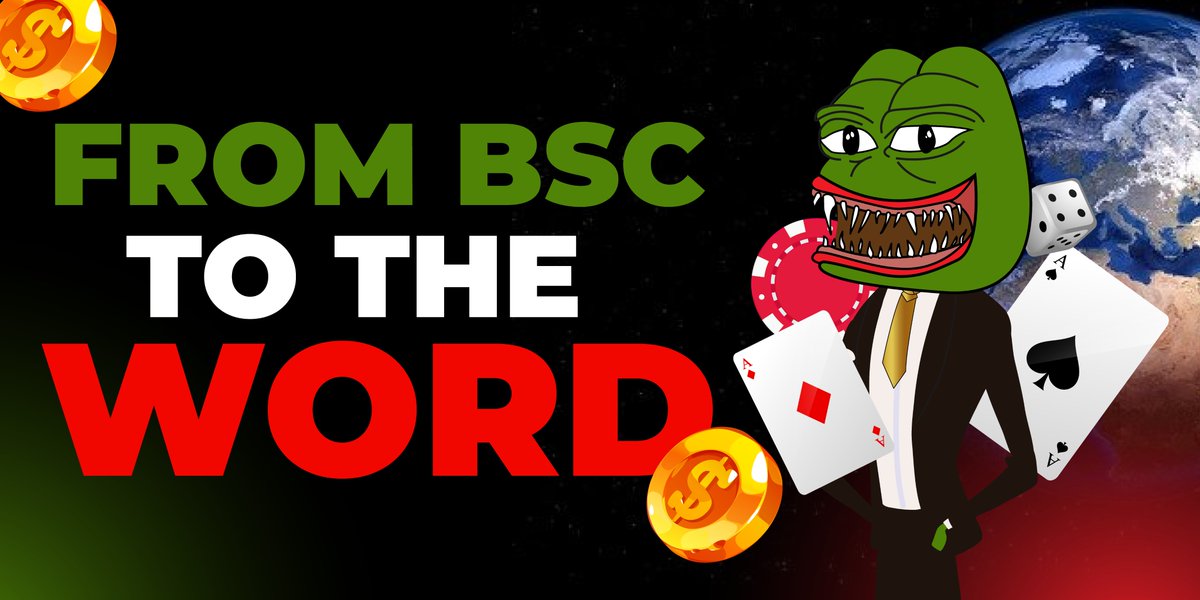 🌐🚀 From BSC to the world!

We are expanding horizons and taking our revolutionary cryptocurrency to new heights! Join us on this epic journey as we make cryptocurrency history! 🌕🔥

⚠️ PRESALE OPEN IN PINKSALE⚠️

pinksale.finance/launchpad/0x3b… 

#BSC #ToTheMoon #EVILPEPE #PEPE