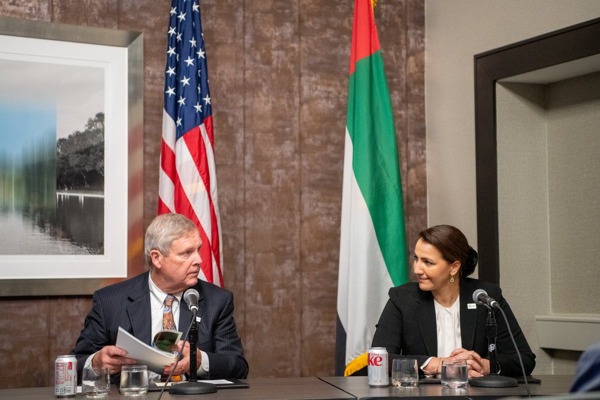 Today, I am in Washington to participate in the 'Agricultural Innovation for Climate' summit #AIM4C, hosted by the @USDA which is lead by HE @SecVilsack US Secretary of Agriculture, in partnership @MoCCaEUAE, as part of the UAE-US 'Agricultural Innovation for Climate' initiative.