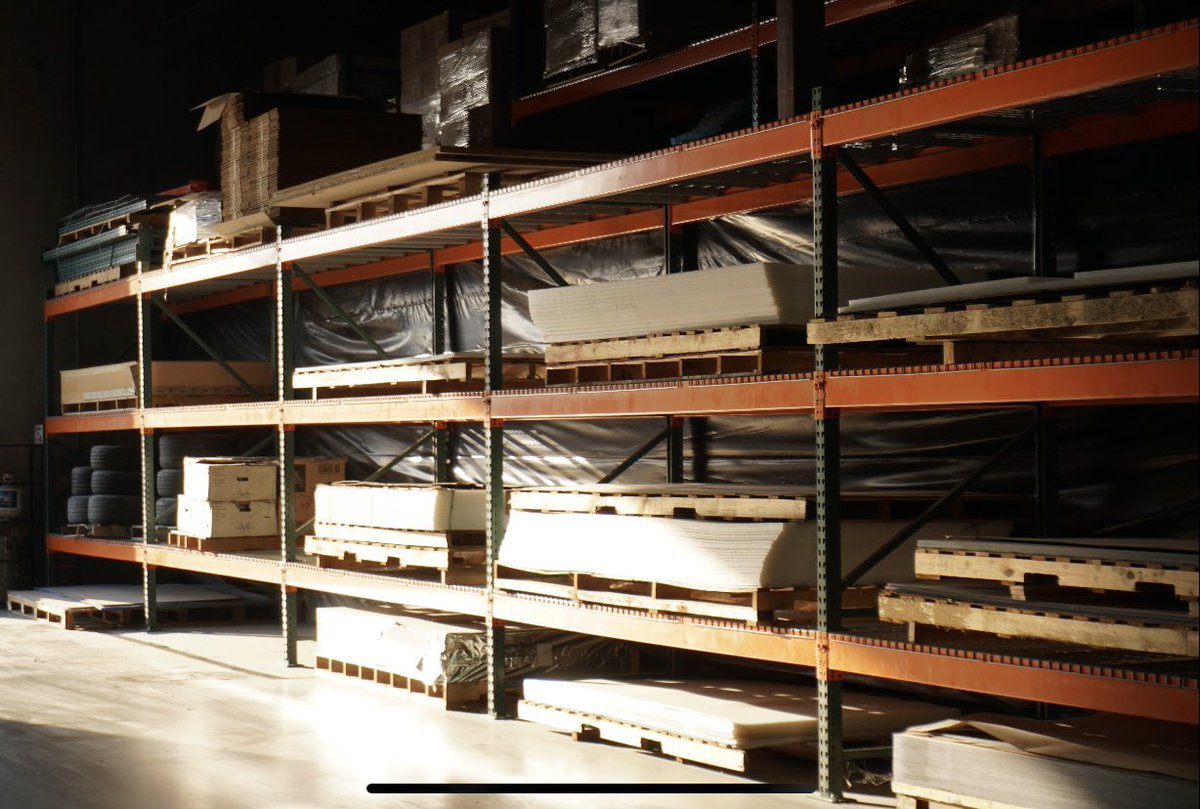 Our 50,000 square foot facility houses  not only our machinery but plenty of stock to make sure your orders get fabricated quickly. #fabrication #plastics #hdpe #acrylic #abs