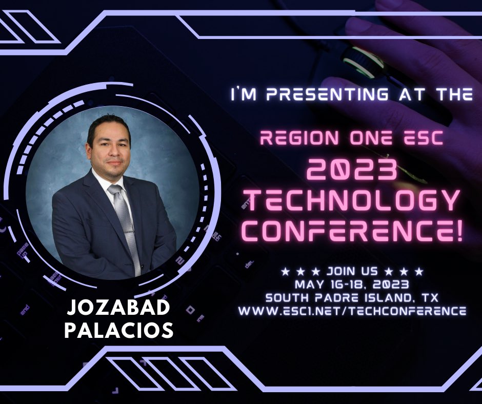 We will be joining Region 1 once again at the annual Technology Conference.  Come learn about the power podcasting has for our campuses and culture.  You do not want to miss it📻🔌🔑

#ReadyR1
#TechCon23  
#thejozabadpodcast