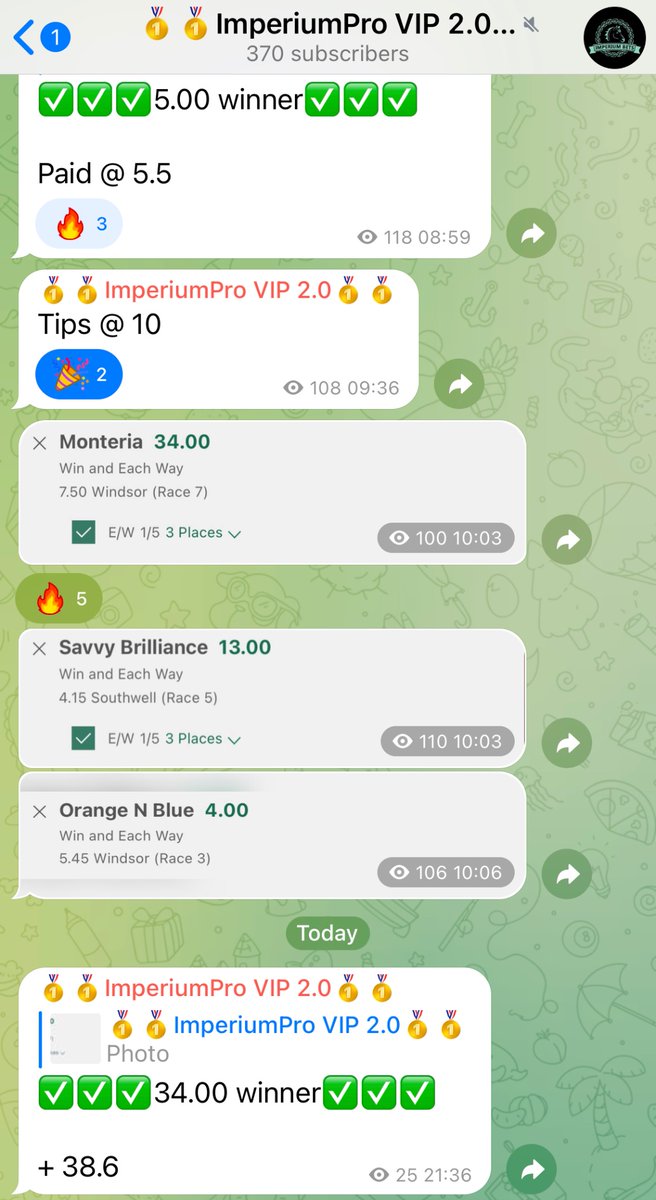 Big bleeding booms indeed as we follow a 50u April with a fantastic start to May.

And you get it all for free, with the link in our bio. Bosh