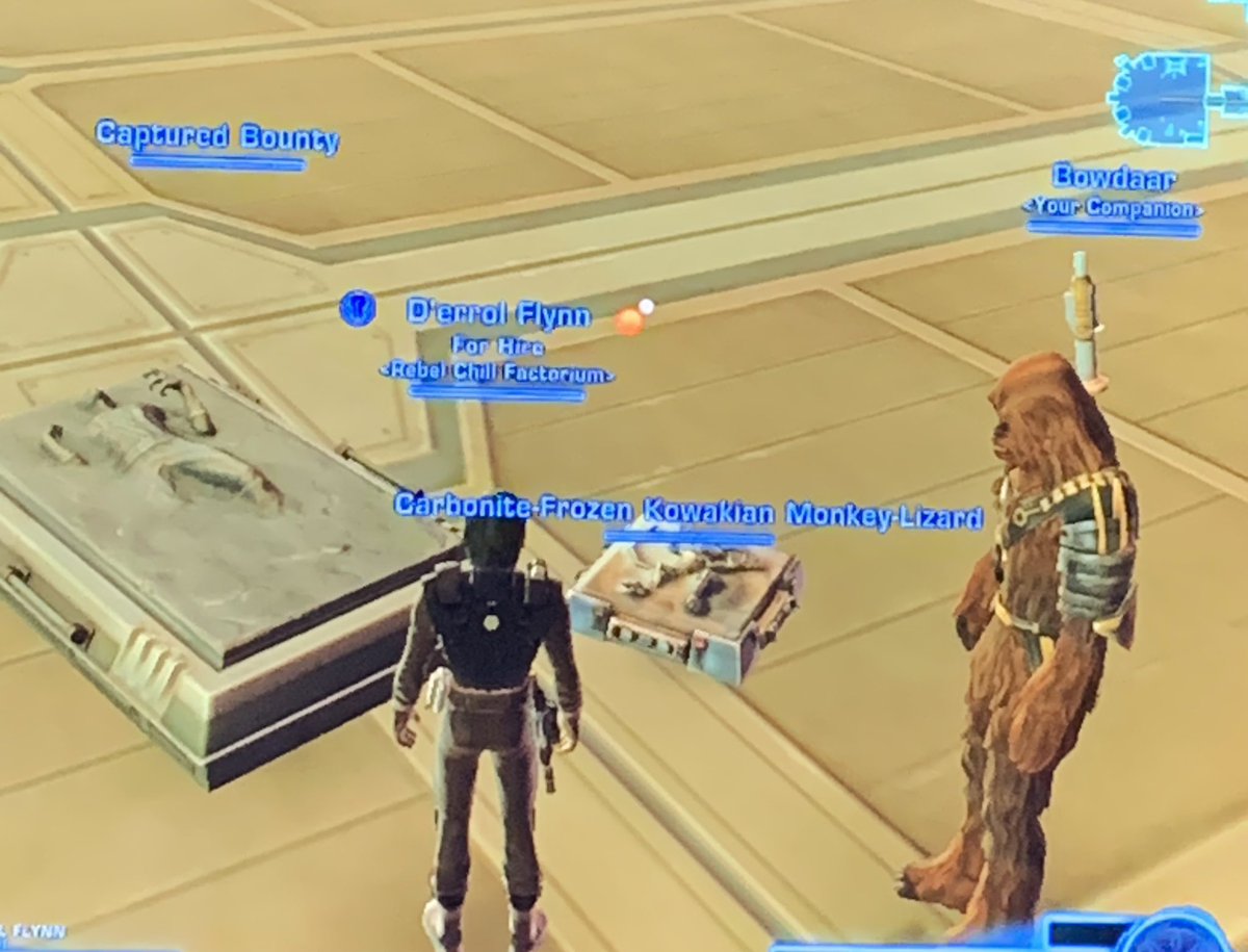 WeldonsMom's tweet photo. Got him! On which well shall we place him? π #SWTOR #swtorfamily #bountyweek https://t.co/06zRJeMfcj