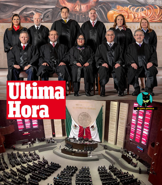 elgatopolitico_'s tweet photo. #ÚltimaHora 🔴🔴
Norma Piña y sus secuaces de la SCJN lo vuelven a hacer: con 9 votos a favor y 2 en contra, invalidan la primera parte del plan B de AMLO.
Urge reformar el Poder Judicial. https://t.co/eKhrf4weCS