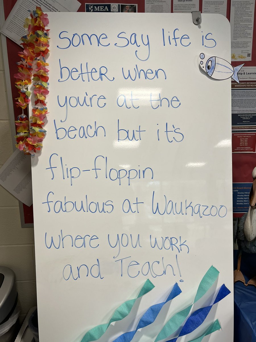 Thank you <a href="/PTAofWaukazoo/">Waukazoo PTA</a> for the great kickoff to Teacher Appreciation Week!  #GoWO #GoWZ