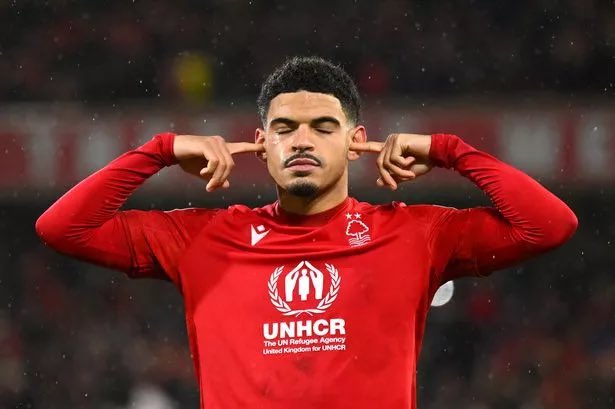 NFFC_EPL's tweet photo. Morgan Gibbs White has more premier league goal contributions (12) than:

Mitoma
Isak
Bowen
Havertz
Kulusevski
Sterling
Sancho

And EVERY single player Wolves own.

Can we please send you double the fee you’ve been robbed 😂😂😂 
#NFFC https://t.co/nP7EHRsC66