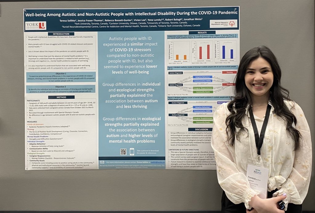 TeresaSellitto_'s tweet photo. Had a blast at #INSAR2023 presenting our work from our #SpecialOlympicsCanada study on the well-being of autistic and non-autistic people with intellectual disability during the COVID-19 pandemic + meeting amazing people + sightseeing in beautiful Stockholm, Sweden! https://t.co/5XyEHfIHSK
