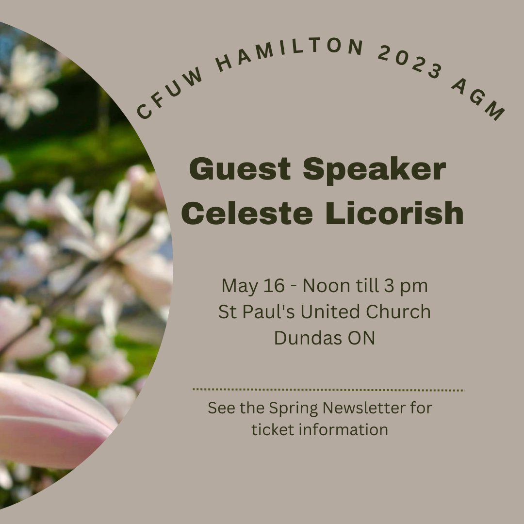 Mark your calendars and join us for an afternoon of great food, inspiring conversation, and the opportunity to connect with other like-minded individuals. See you there! 😃 #AnnualLuncheon #AGM #GuestSpeaker #InclusionMatters #McMasterUniversity #CommunityEvents