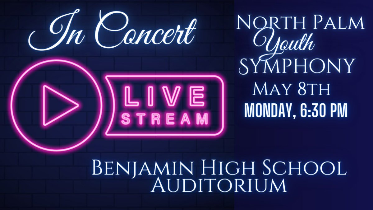 Our livestream is live!

You can tune into our concert here:

youtube.com/live/SJWXSvLnk…

#NPYS #youthorchestra

npys.org